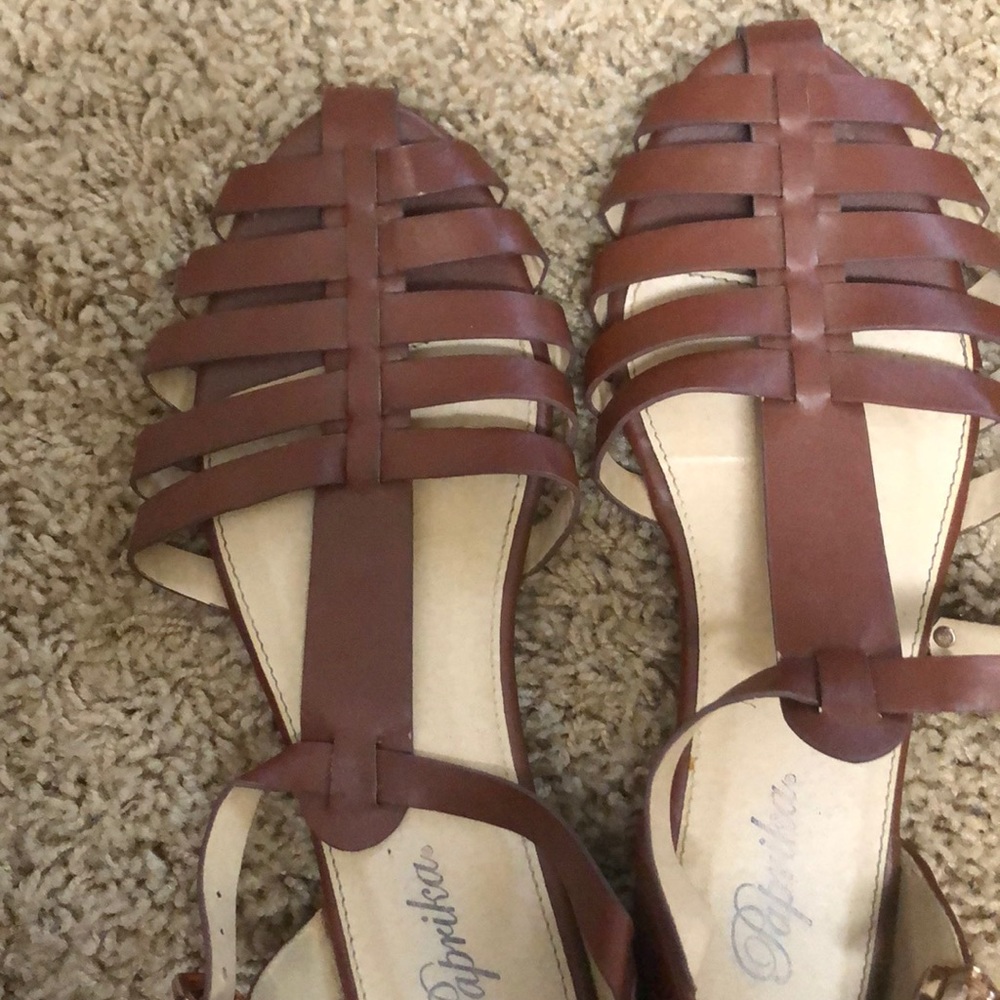 1940s leather mary jane ankle strap shoe